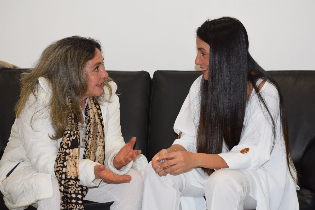 Diana Alderete en una sesión de mentoría 1:1